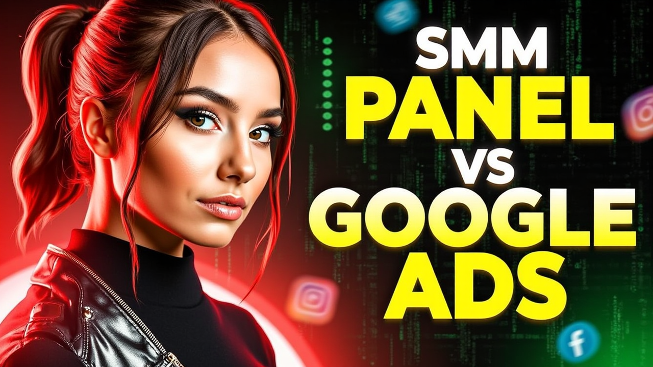 SMM Panel vs Google Ads comparison for social media growth, advertising and business goals